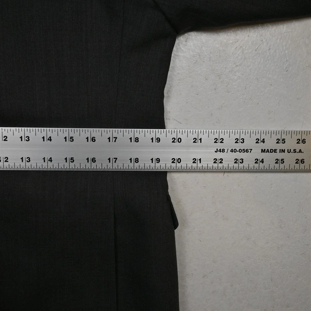 Perry‎ Ellis 38S Gray Mens Blazer Suit Jacket Sport Coat